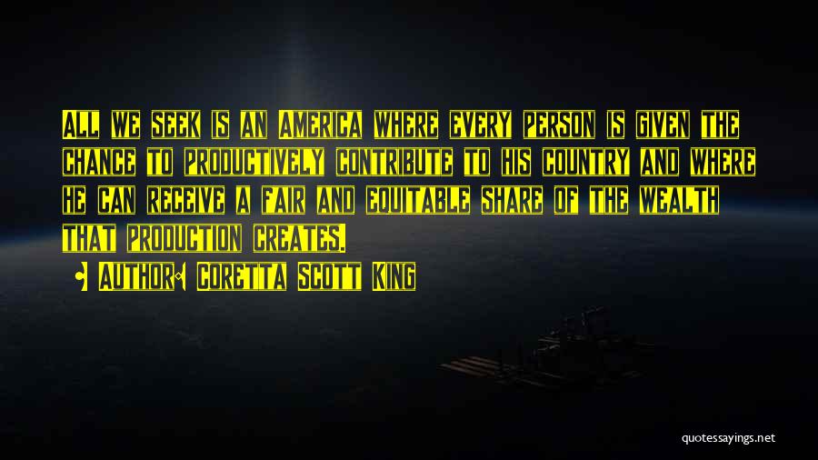 Coretta Quotes By Coretta Scott King