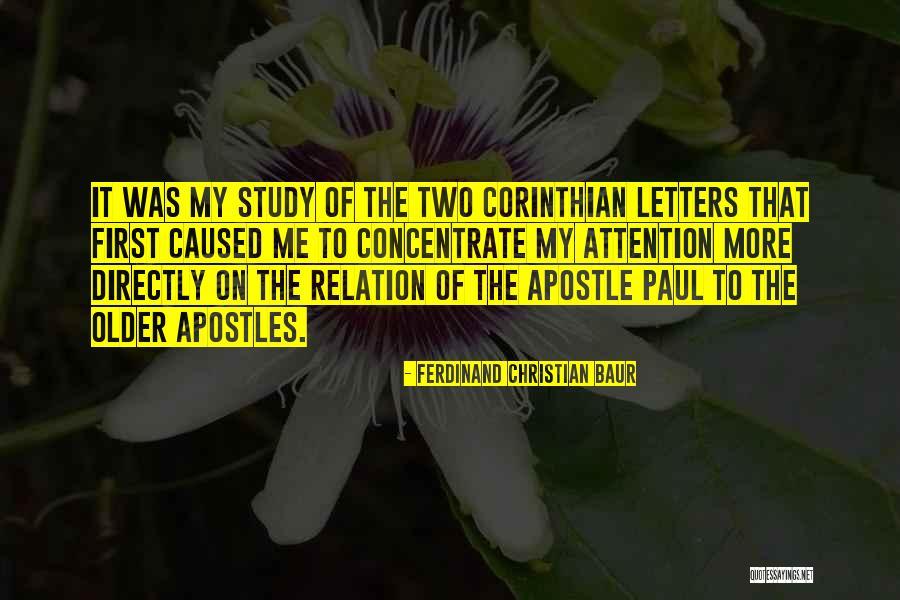 Corinthian Quotes By Ferdinand Christian Baur Corinthian Quotes By Ferdinand Christian Baur