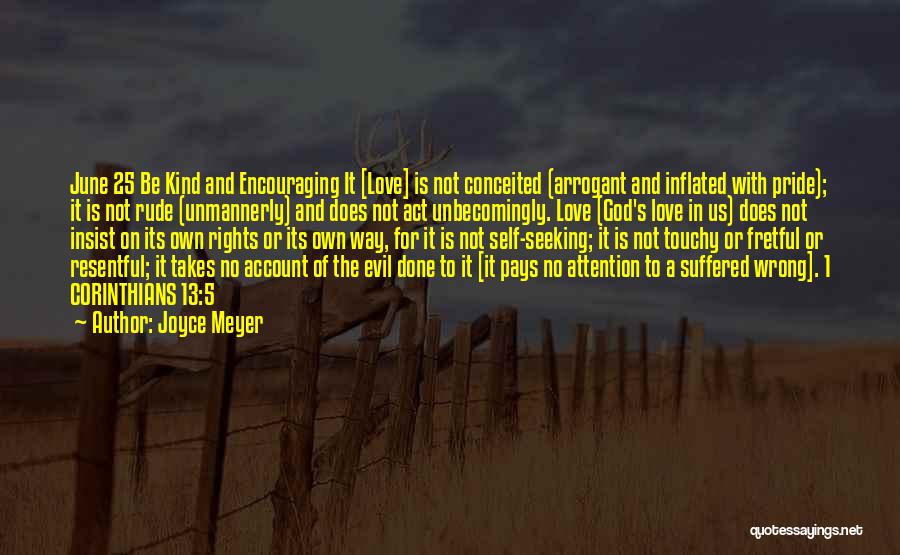 Corinthians Evil Quotes By Joyce Meyer