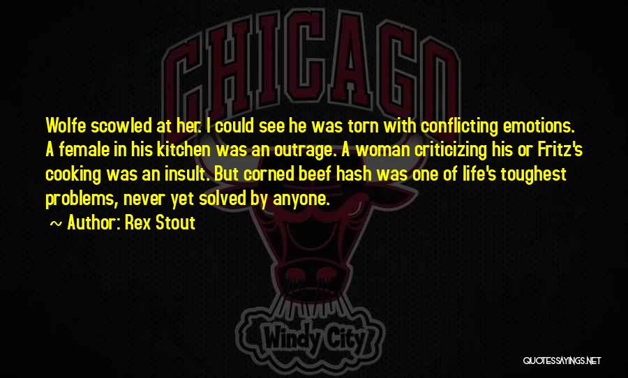 Corned Beef Quotes By Rex Stout