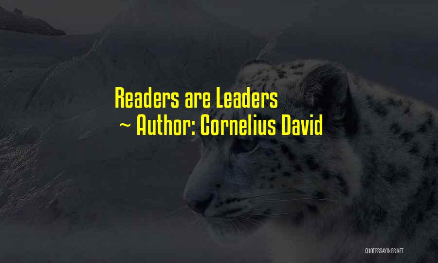 Cornelius David Quotes 408634