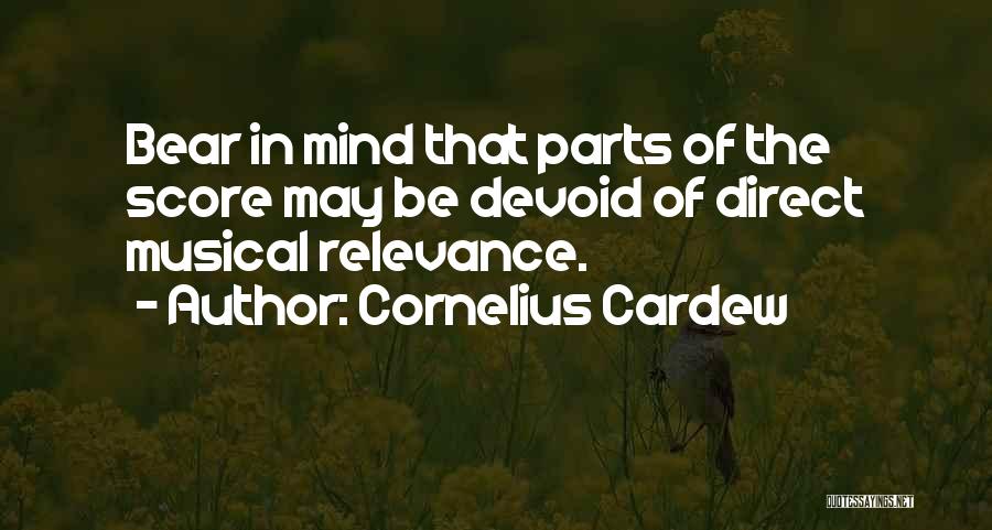 Cornelius Quotes By Cornelius Cardew