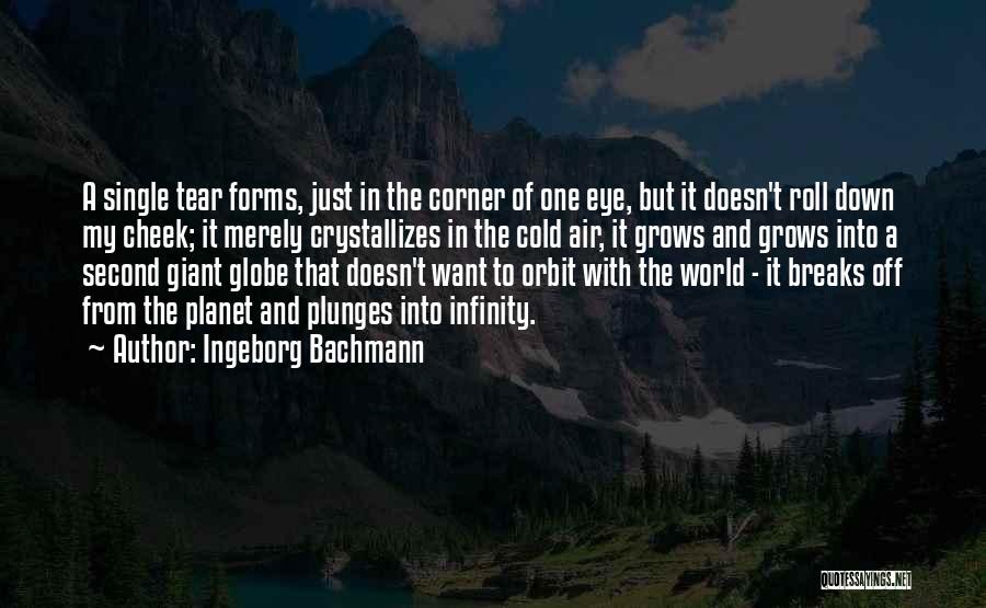 Corner Of My Eye Quotes By Ingeborg Bachmann