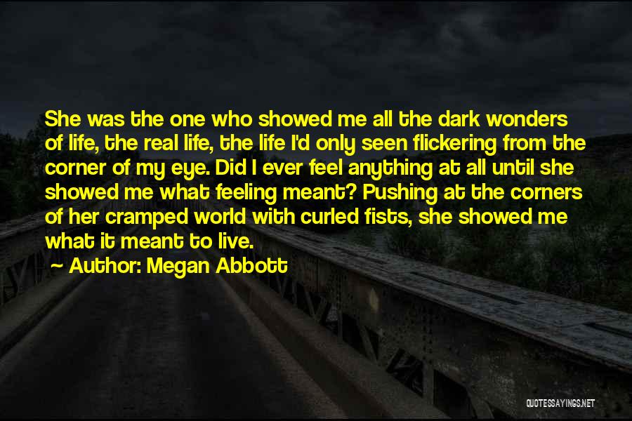 Corner Of My Eye Quotes By Megan Abbott
