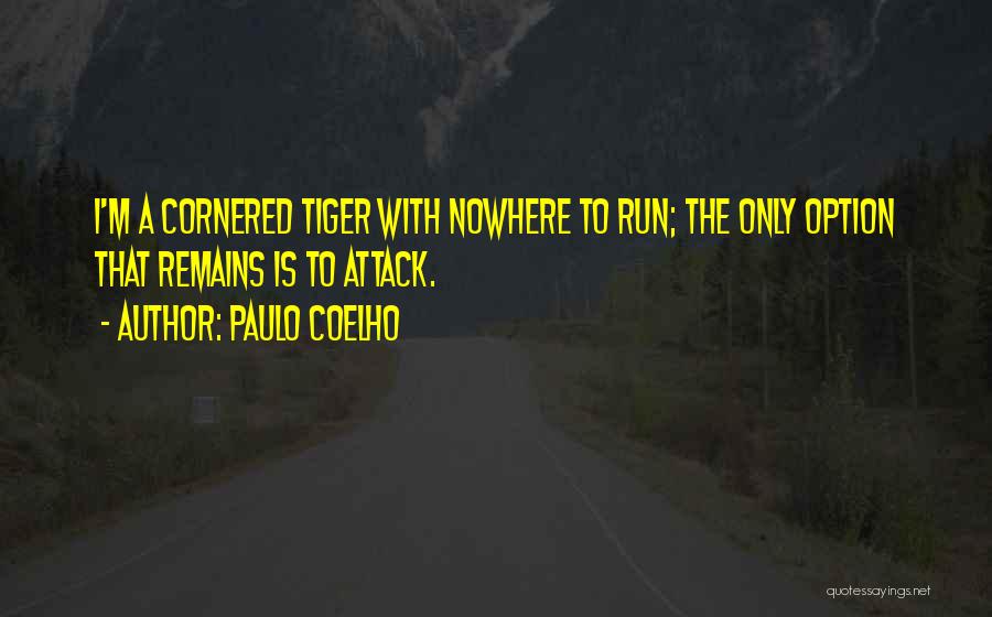 Cornered Tiger Quotes By Paulo Coelho
