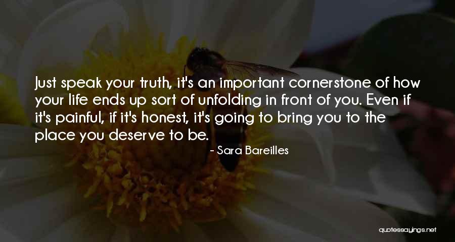 Cornerstone Life Quotes By Sara Bareilles