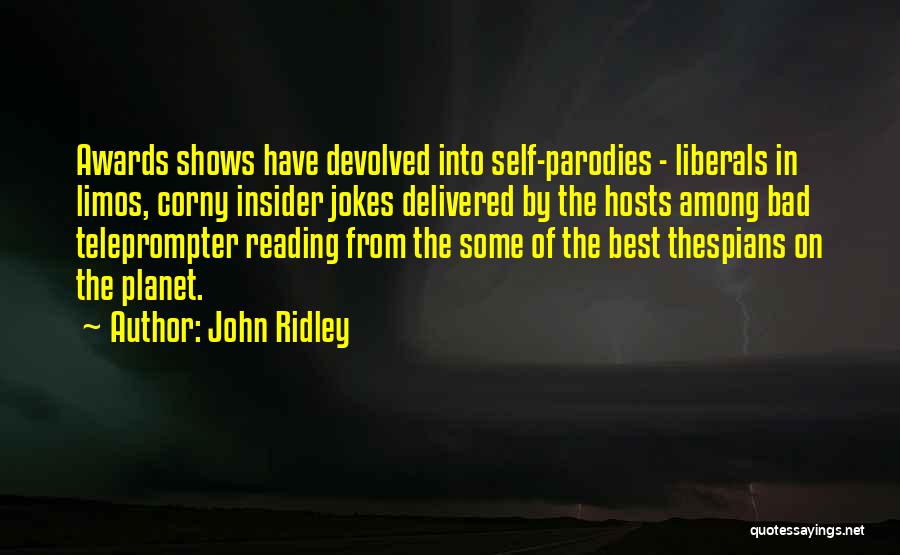 Corny Jokes Quotes By John Ridley