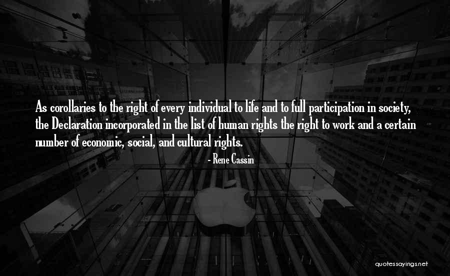 Corollaries Quotes By Rene Cassin Corollaries Quotes By Rene Cassin
