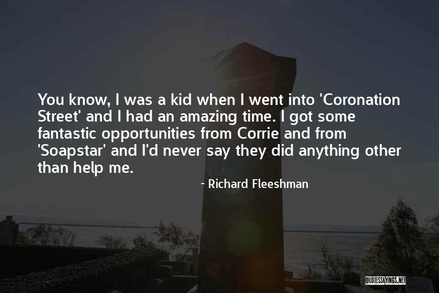 Coronation Quotes By Richard Fleeshman