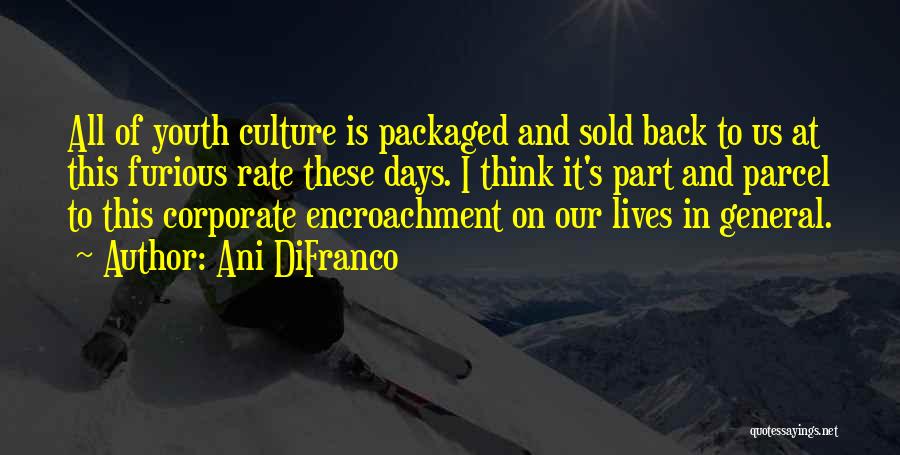 Corporate Culture Quotes By Ani DiFranco