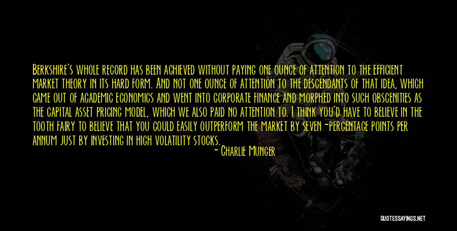 Corporate Finance Quotes By Charlie Munger