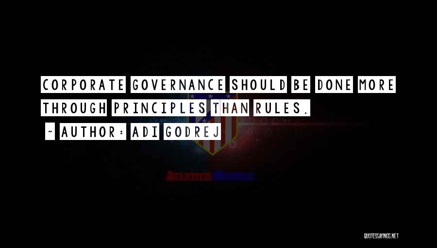 Corporate Governance Quotes By Adi Godrej