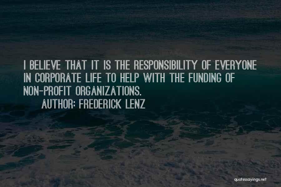 Corporate Life Quotes By Frederick Lenz