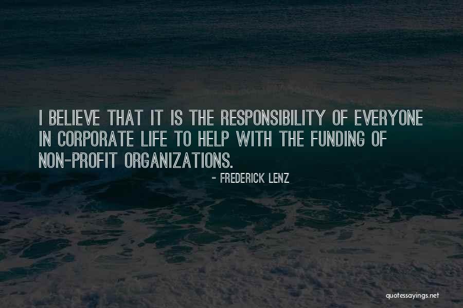 Corporate Life Quotes By Frederick Lenz