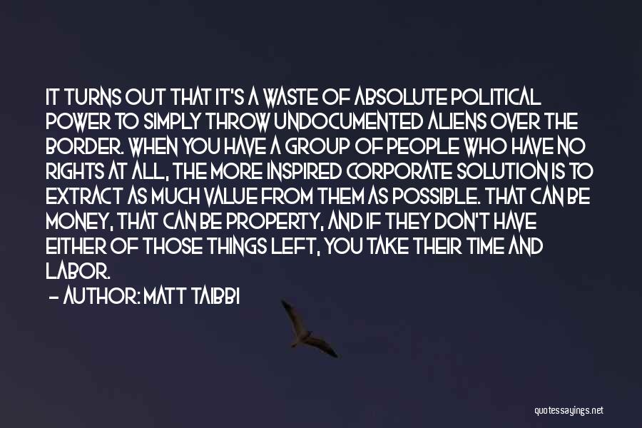 Corporate Power Quotes By Matt Taibbi