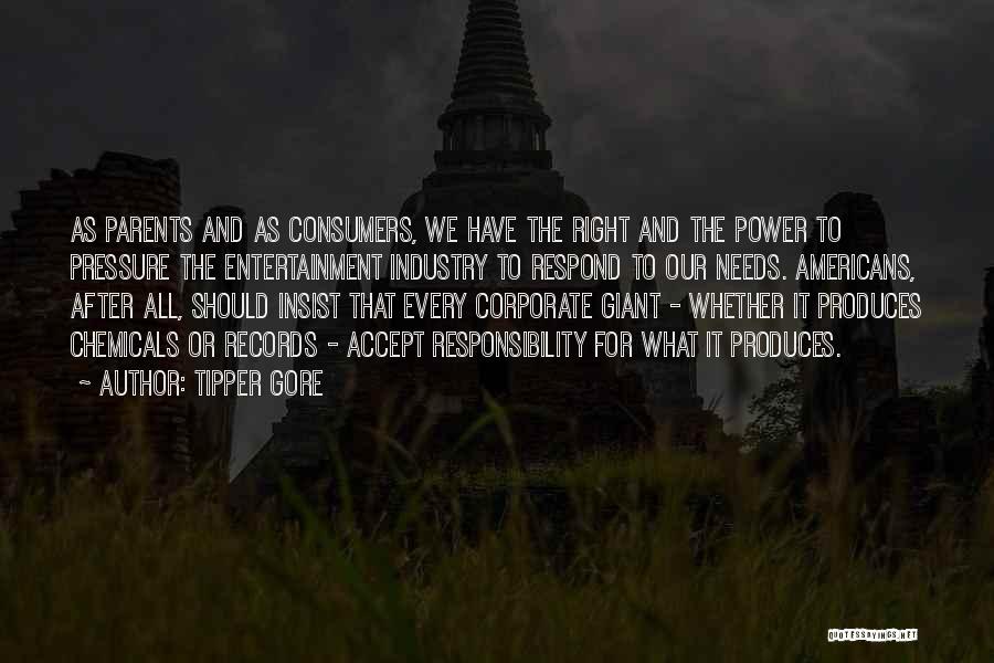 Corporate Power Quotes By Tipper Gore