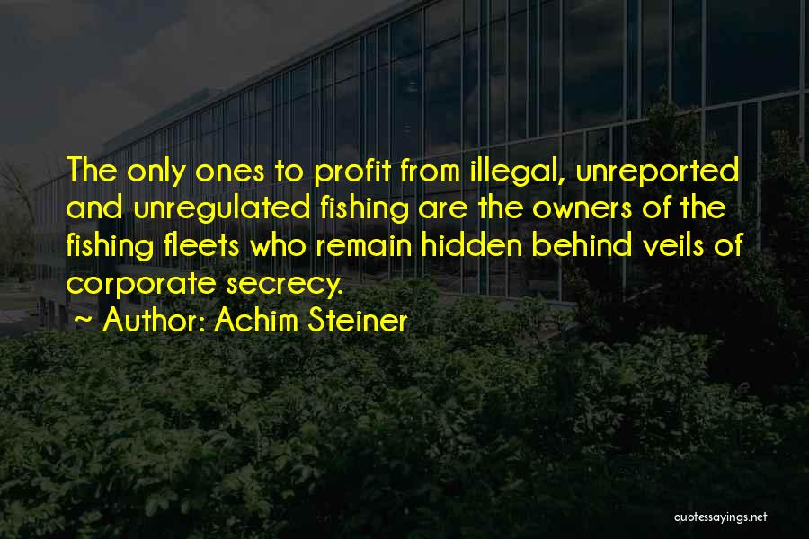 Corporate Profit Quotes By Achim Steiner