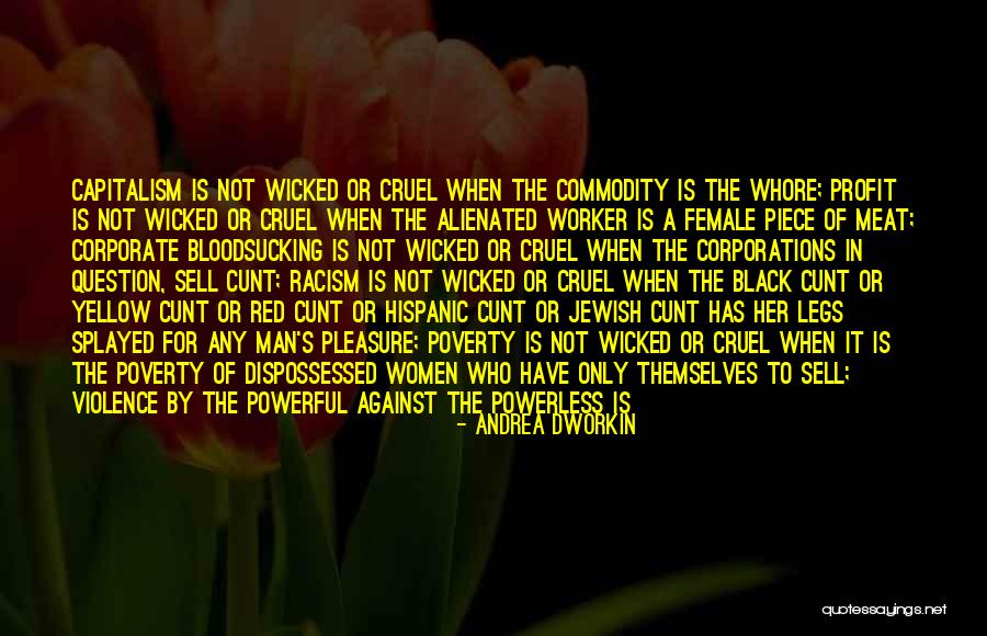 Corporate Profit Quotes By Andrea Dworkin