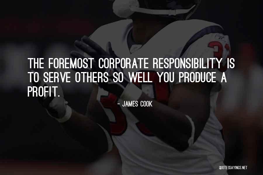 Corporate Profit Quotes By James Cook