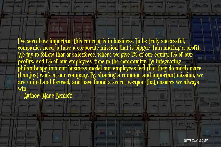 Corporate Profit Quotes By Marc Benioff