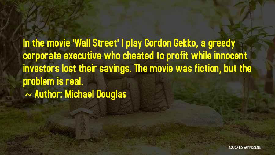 Corporate Profit Quotes By Michael Douglas