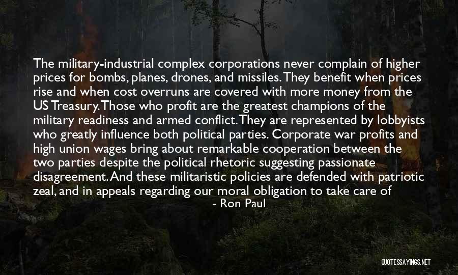 Corporate Profit Quotes By Ron Paul