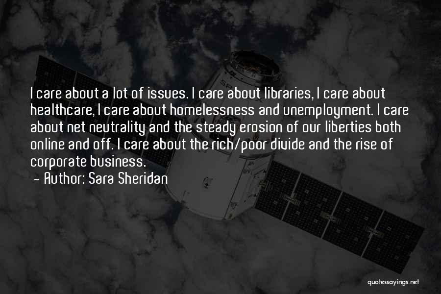 Corporate Quotes By Sara Sheridan