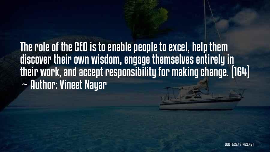 Corporate Responsibility Quotes By Vineet Nayar