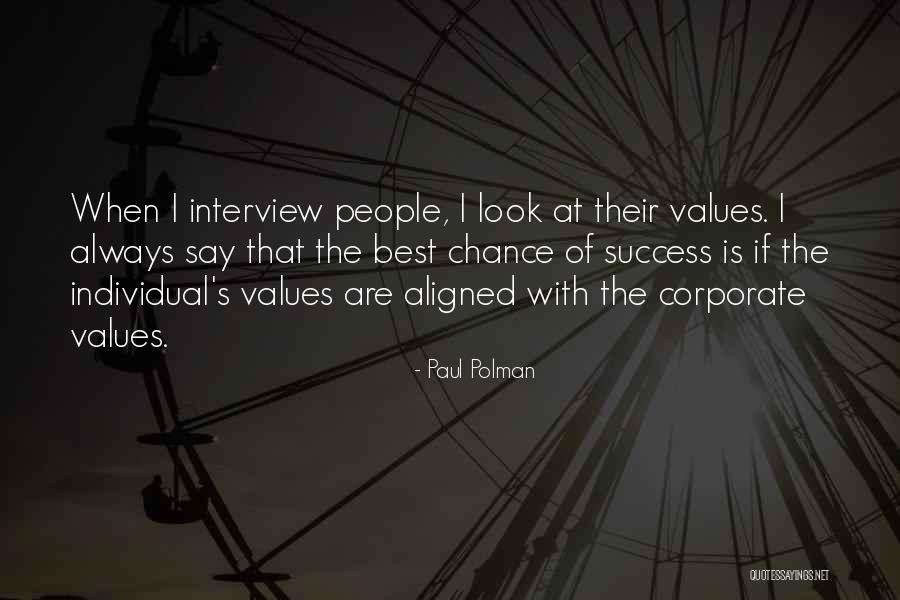 Corporate Values Quotes By Paul Polman Corporate Values Quotes By Paul Polman