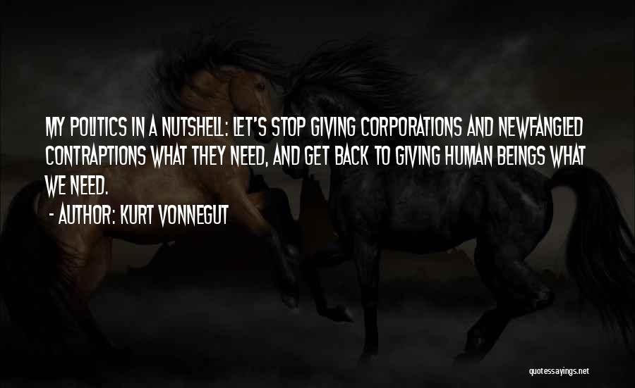 Corporations Quotes By Kurt Vonnegut
