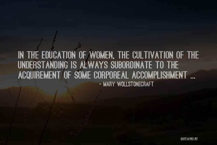 Corporeal Quotes By Mary Wollstonecraft