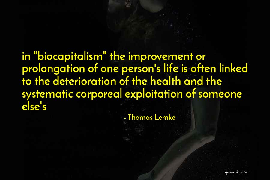 Corporeal Quotes By Thomas Lemke