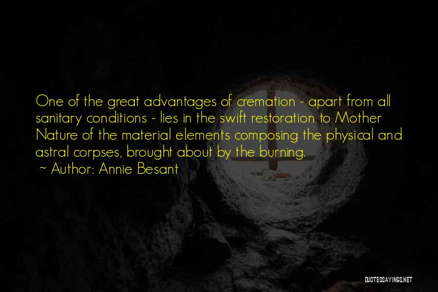 Corpses Quotes By Annie Besant