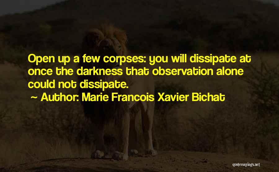 Corpses Quotes By Marie Francois Xavier Bichat