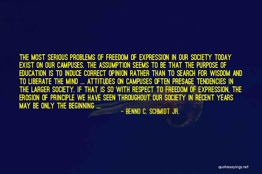 Correct Attitude Quotes By Benno C. Schmidt Jr. Correct Attitude Quotes By Benno C. Schmidt Jr.