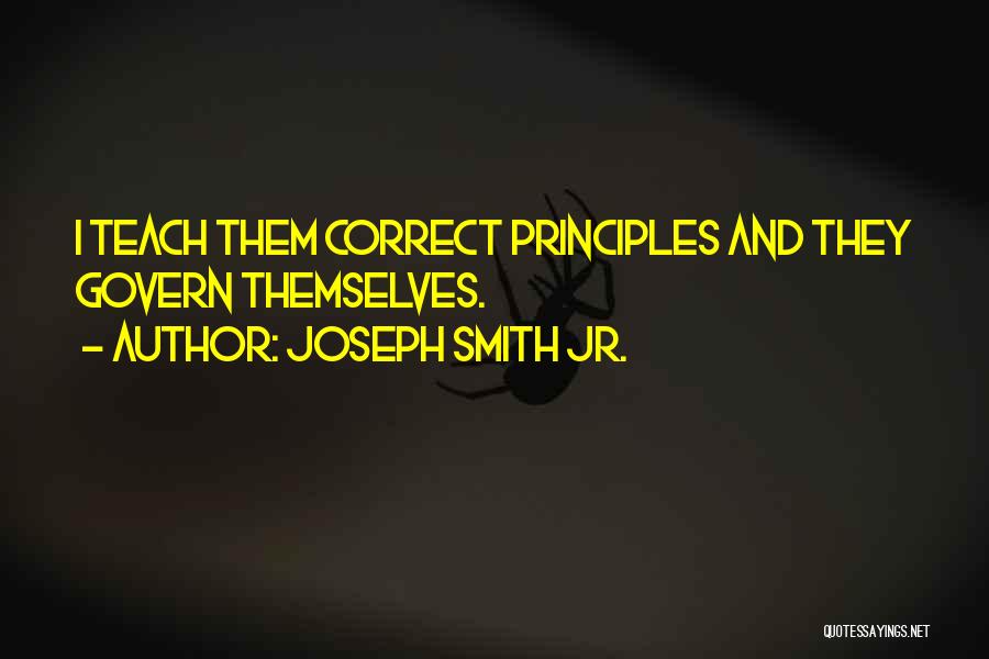 Correct Quotes By Joseph Smith Jr.