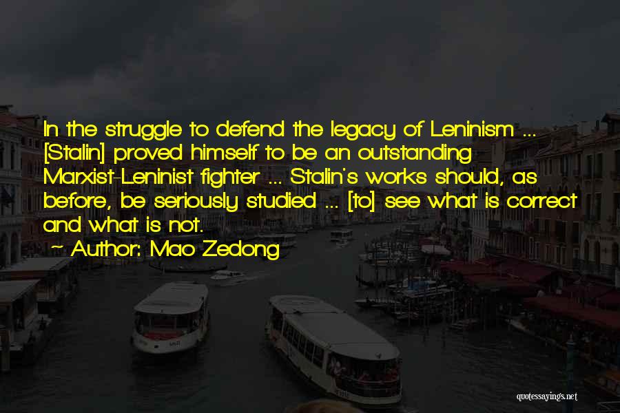 Correct Quotes By Mao Zedong