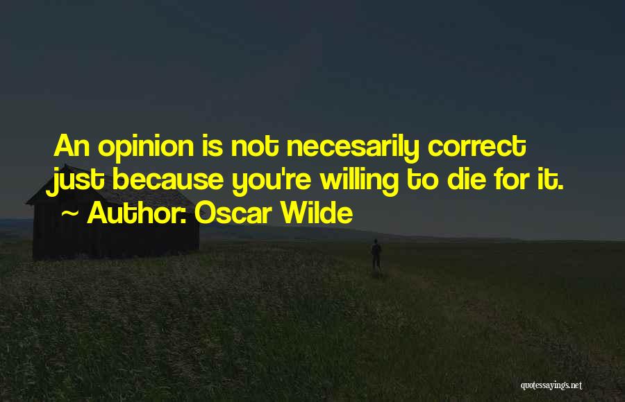 Correct Quotes By Oscar Wilde