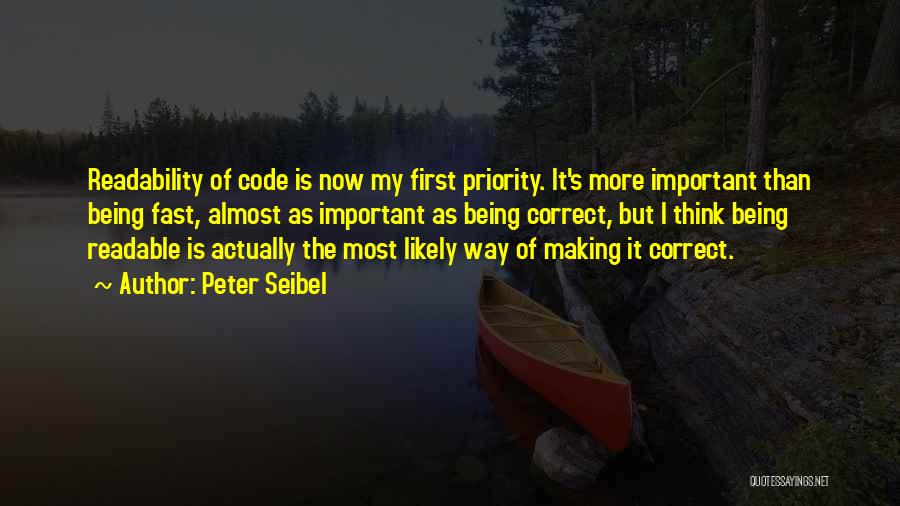 Correct Quotes By Peter Seibel