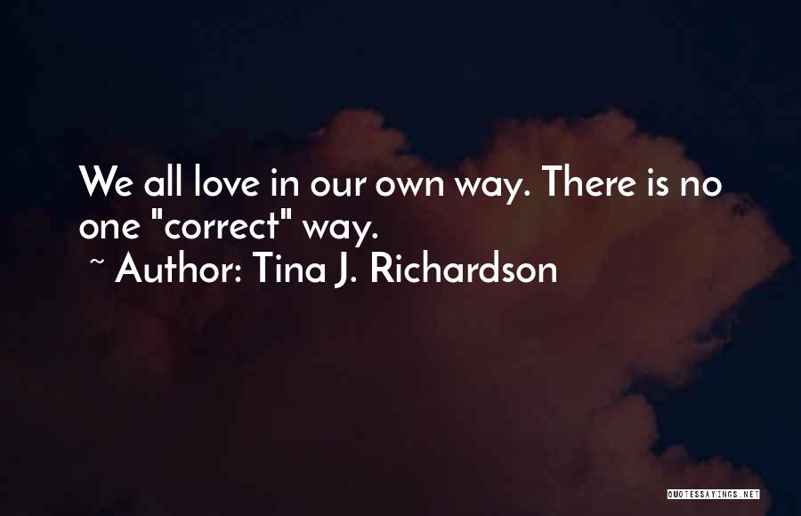 Correct Quotes By Tina J. Richardson