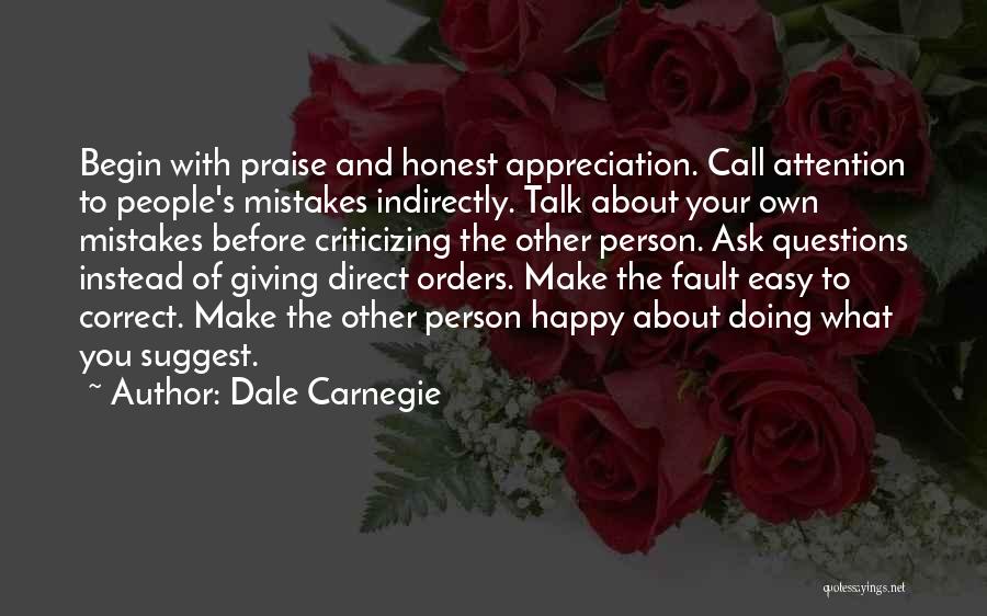 Correct The Mistakes Quotes By Dale Carnegie