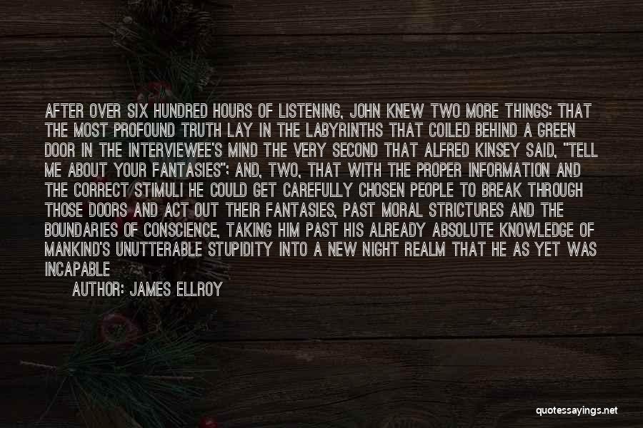 Correct The Past Quotes By James Ellroy