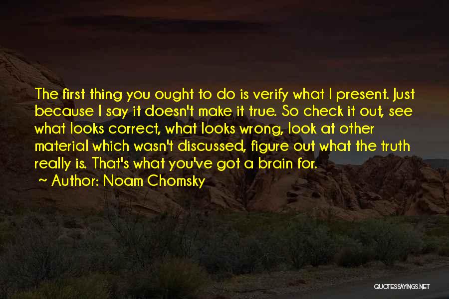 Correct The Wrong Quotes By Noam Chomsky