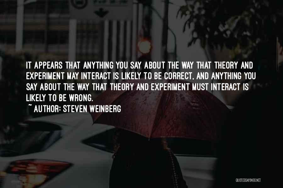 Correct The Wrong Quotes By Steven Weinberg