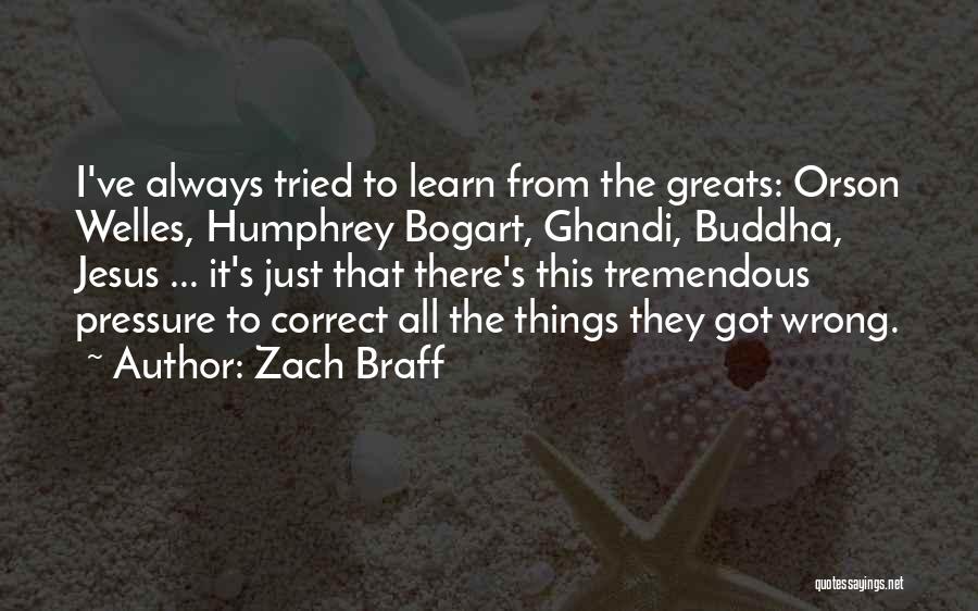 Correct The Wrong Quotes By Zach Braff