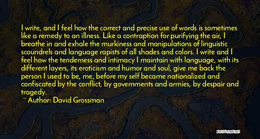 Correct Use Of Air Quotes By David Grossman