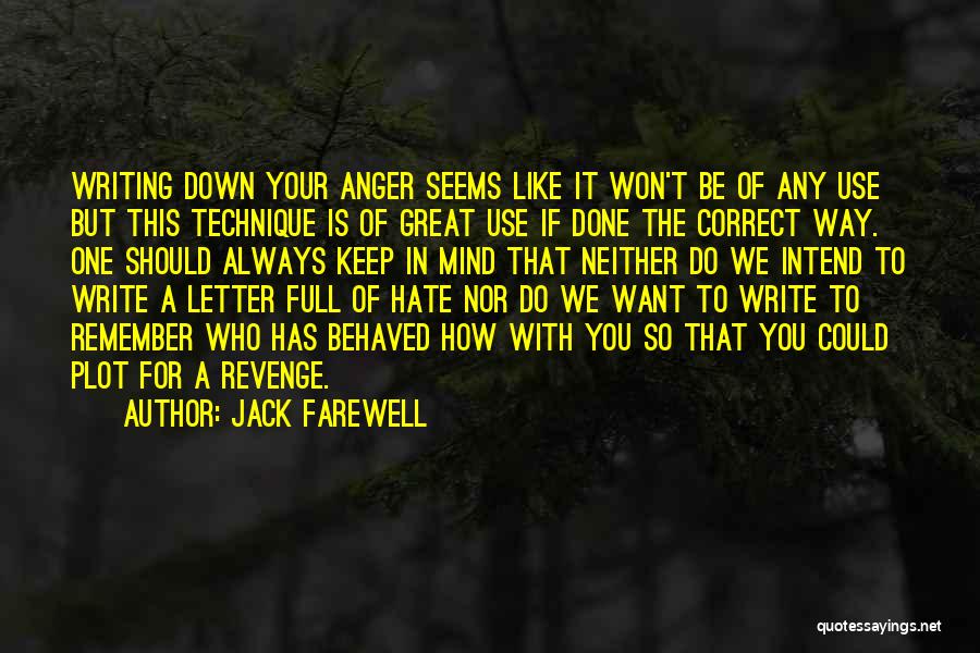 Correct Use Of Quotes By Jack Farewell