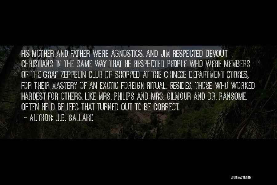 Correct Way Quotes By J.G. Ballard