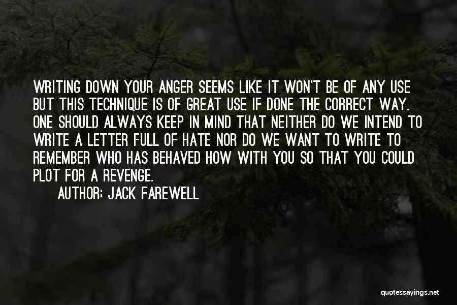 Correct Way Quotes By Jack Farewell