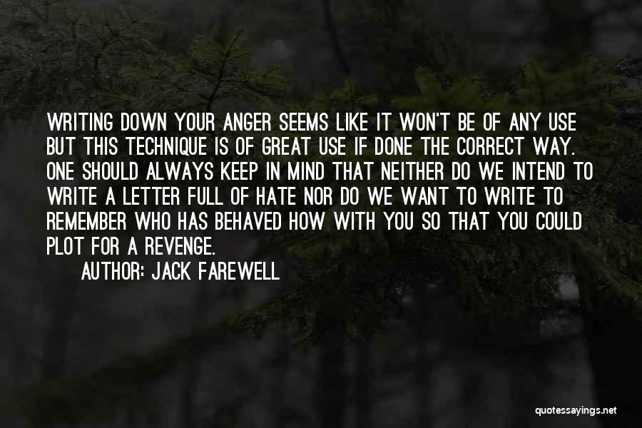 Correct Way To Write Quotes By Jack Farewell